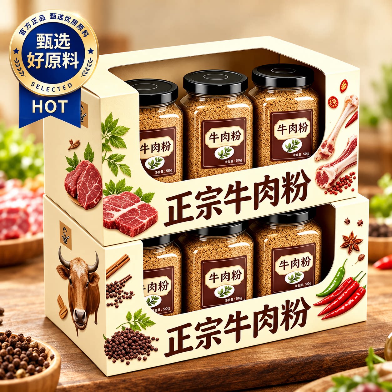 牛肉粉调味料商用官方旗舰店味增鲜韩式炒菜大酱汤火锅调料韩汤底