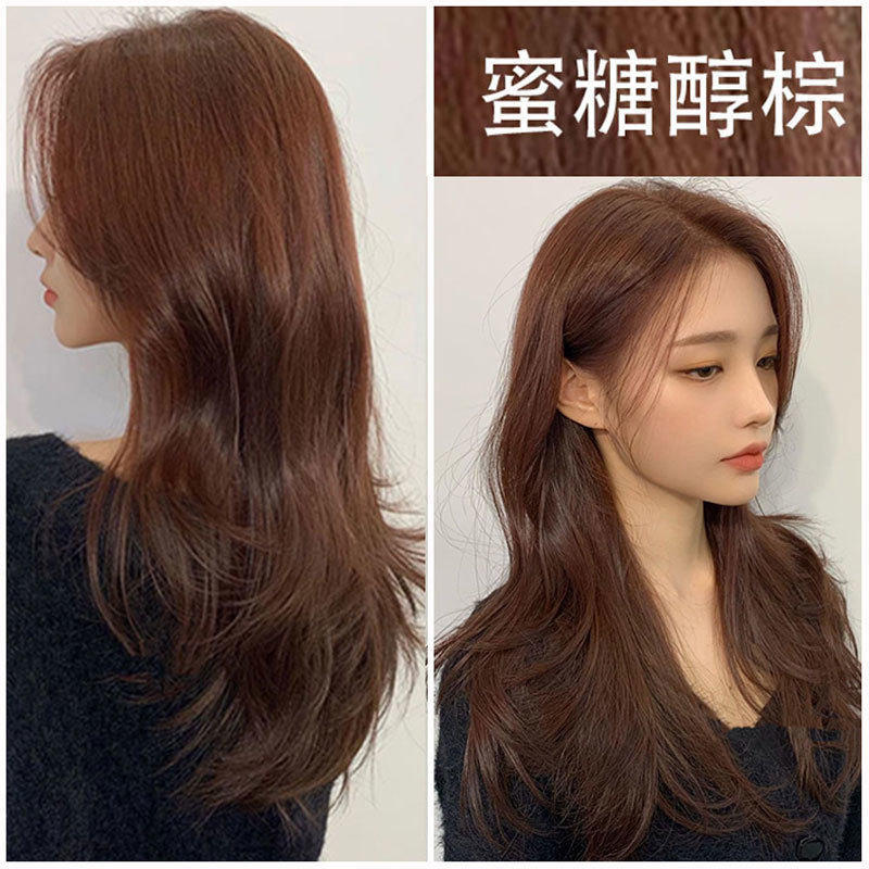 板栗红染发,板栗红,八月红板栗_大山谷图库