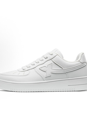 特步空军一号时尚经典百搭运动低帮休闲板鞋情侣