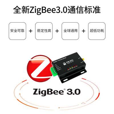 ZigBee3.0转RS485工业级E18-DTU 无线数传电台远距离安全通讯