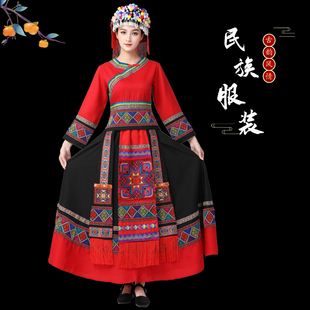 新款瑶族服装女广西少数民族服装侗族演出舞蹈表演服饰盘王节服装