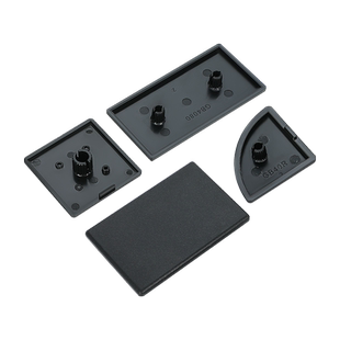 欧标端盖铝型材专用堵头面盖板塑料盖子16/20/30/40/45/60/80/90