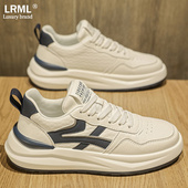 厚底增高小白鞋 休闲男鞋 高级感轻奢百搭潮牌板鞋 新款 2025秋冬季