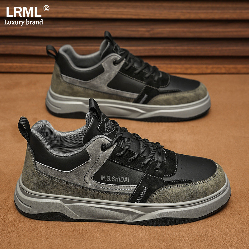 板鞋男2025新款春秋季透气轻便软底舒适休闲鞋时尚百搭韩版运动鞋