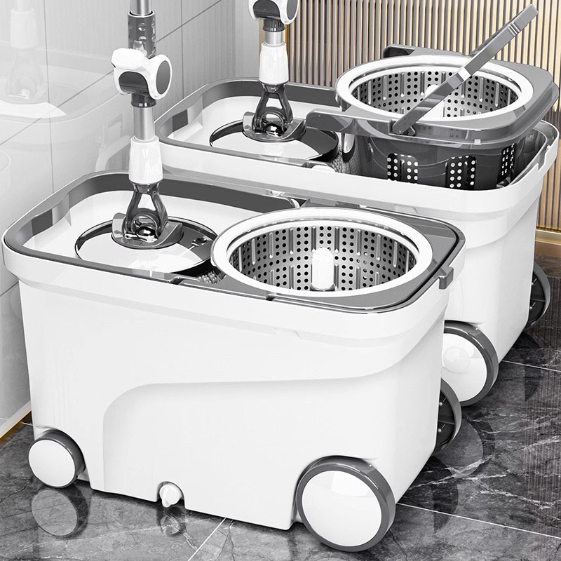 德国免手旋转拖把家用双驱甩干