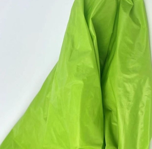 青黄色荧光绿荧光黄轻超薄款羽绒服面料胆布里料棉衣棉裤服装布料
