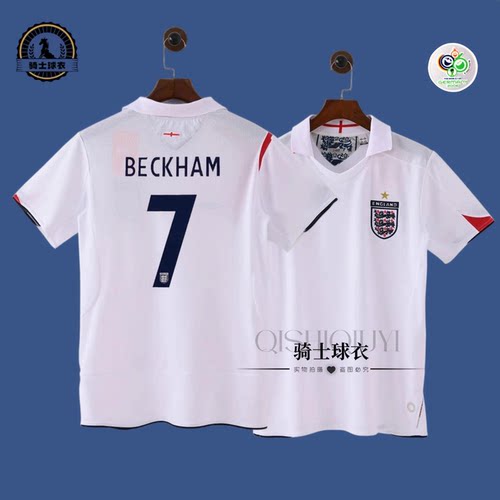 2006英格兰贝克汉姆欧文复古球衣 ENGLAND BECKHAM SOCCER JERSEY