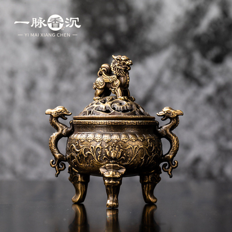 【麒麟瑞兽盘香炉】小树福利秒杀三足麒麟瑞兽盘香炉