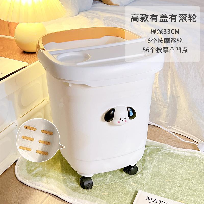 泡脚桶家用过小腿加高深桶宿舍冬天新款塑料洗脚桶养生足浴洗脚盆