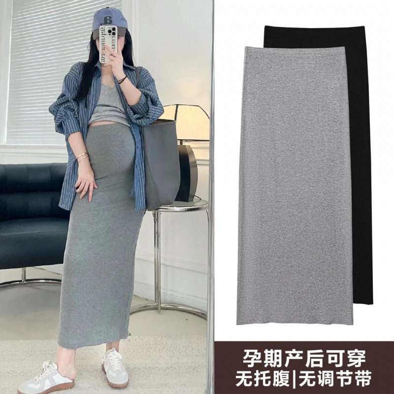 法国chrry koop孕妇半身裙春夏季外穿显瘦包臀裙无托腹百搭