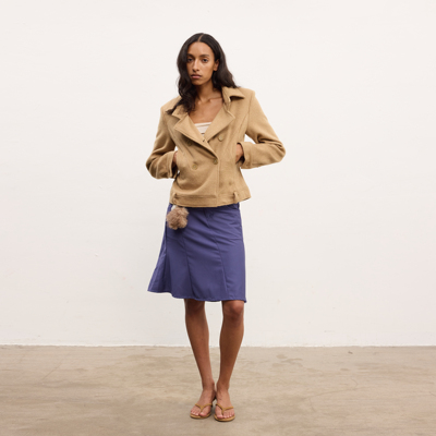 WILDERSHORE极简风驼色短款外套