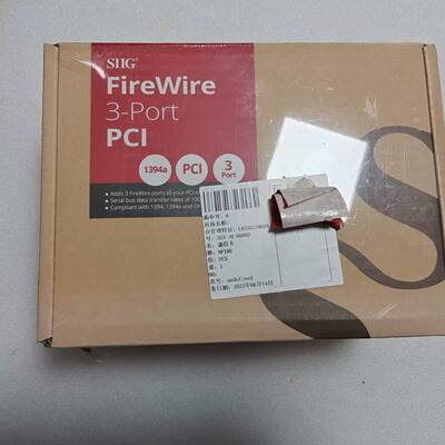 可维修SIIG 3-Port PCI，，1，火线扩展卡未拆封支持议价