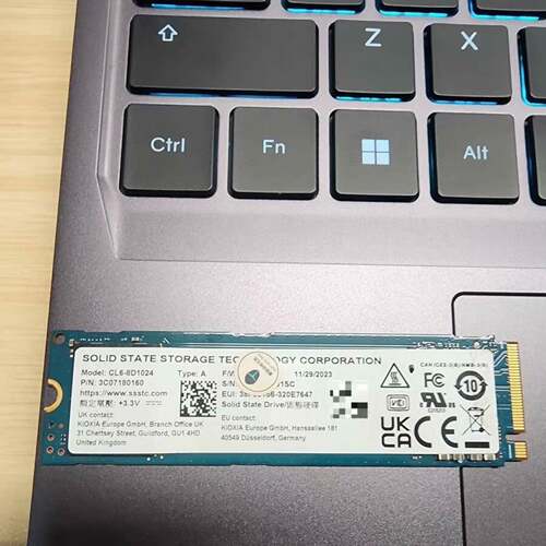 可维修建兴/铠侠旗下CL6系列 1TB M.2 NVMe SSD