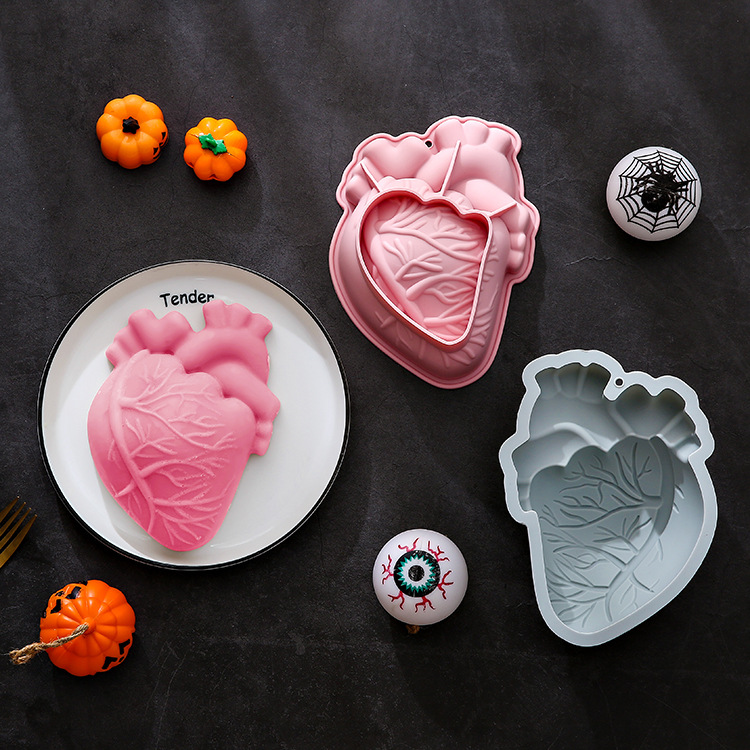 致焙祺硅胶烘焙模具心脏形耐高温