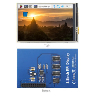 树莓派4代 3.5寸Raspberry Pi 触摸屏显示器 TFT液晶屏 3B+