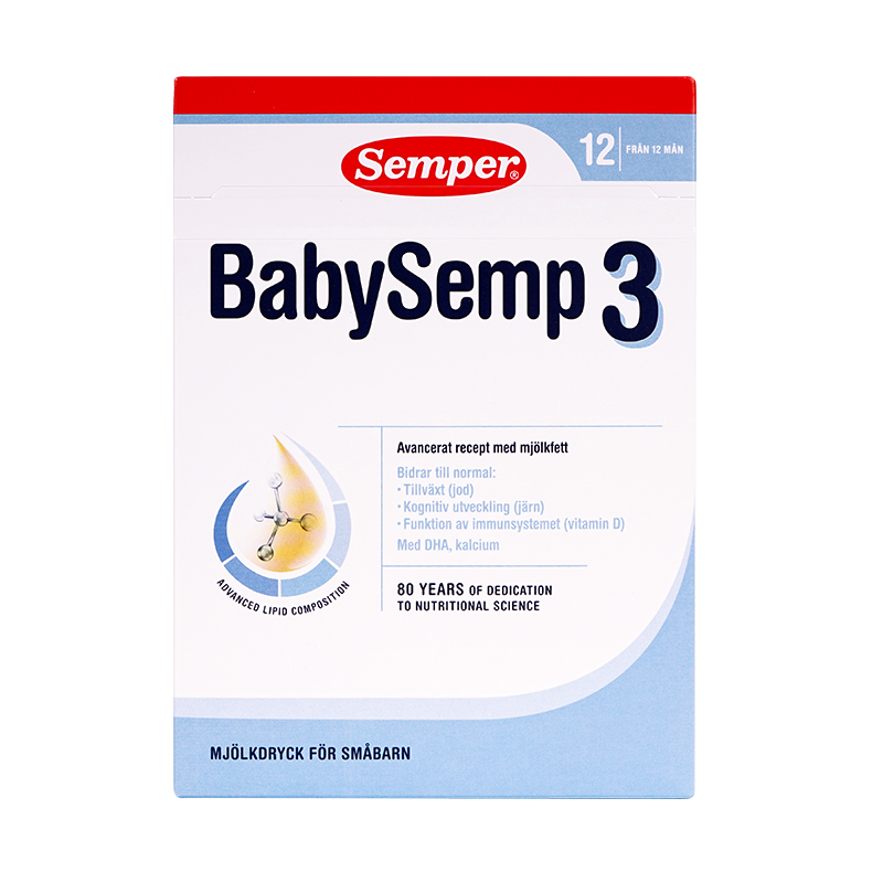 【6盒/8盒装】Semper森宝婴儿配方奶粉3段12-18个月800g 新包装