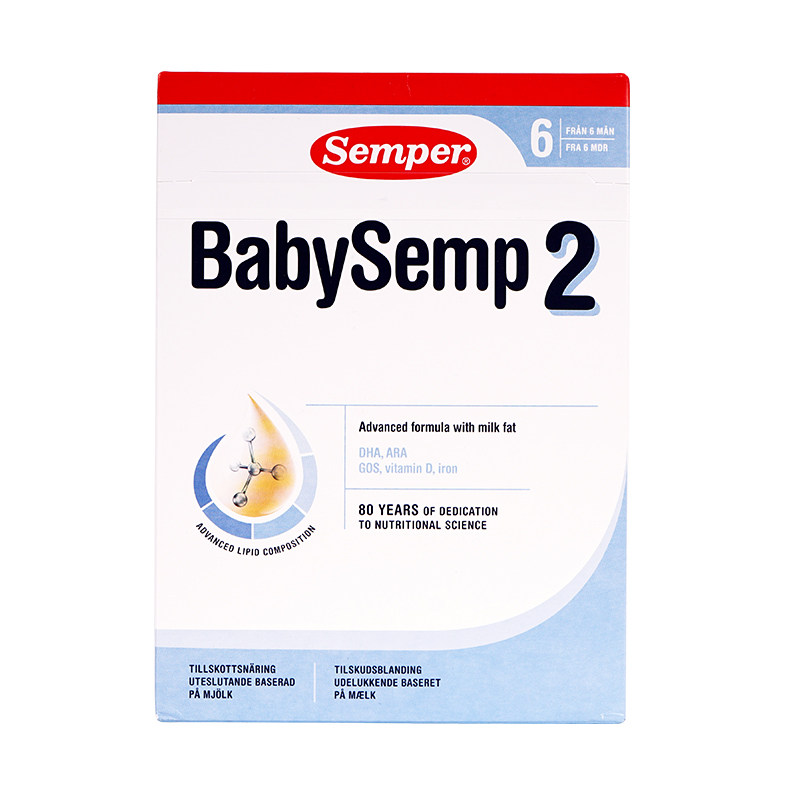 【6盒/8盒装】Ssmper森宝婴儿配方奶粉2段800G 6-12个月新包装
