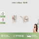 AmberLollipop淡水keshi珍珠耳钉女花瓣巴洛克纯银耳饰气质耳环