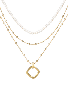 安铂洛利小众设计叠戴项链