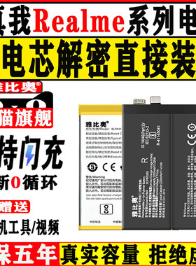 适用真我gt5电池gtneo5闪速版realmeGT2大师版6se手机neo3 Q5PRO Q3S大容量q2pro更换por