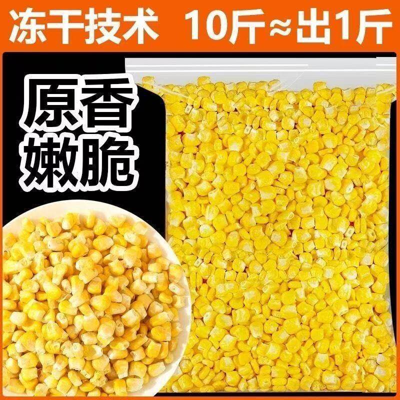 冻干玉米粒即食脱水熟水果玉米干碎果蔬脆丁宝宝儿童烘焙商用零食