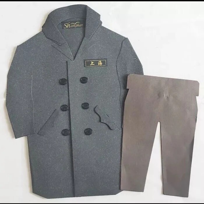 12烧纸祭祀男士衣服纸衣呢子大包装用纸