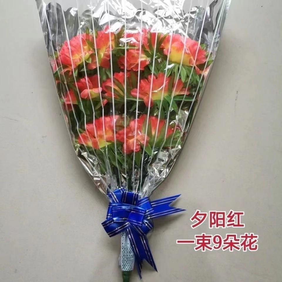a1清明节祭祀用品手捧花拉花链条花把花绢花仿真花装饰摆放墓碑专