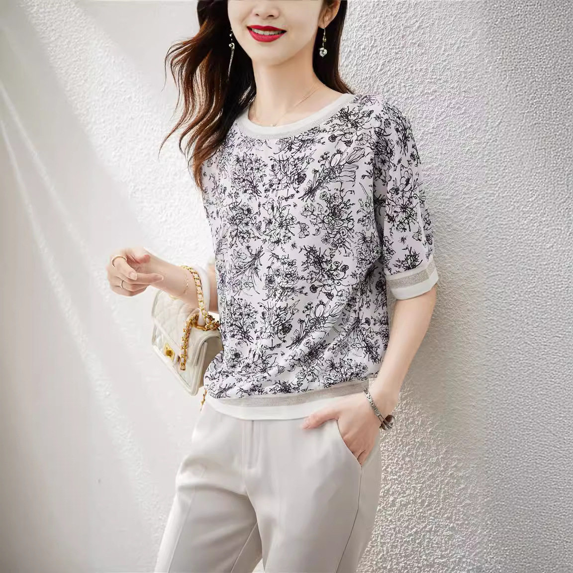 womenclothes雪纺衫t恤