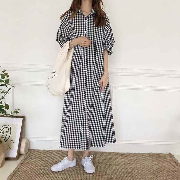 womenclothes韩版格子衬