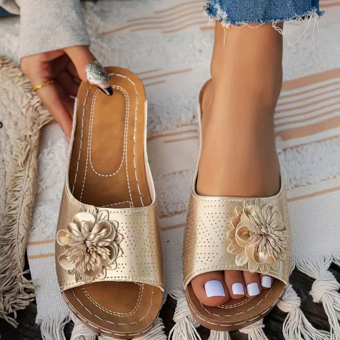 shoeswomen外贸大码厚底