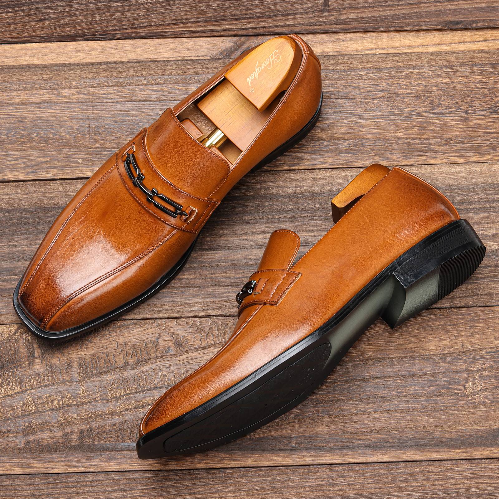 男士商务皮鞋正装 Luxury leather dress shoes Loafers for men