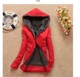 hoody coats winter 2106 coat warm wool thicken women jackets