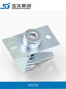 生久柜锁MS735弹簧转舌锁内六角圆头转舌锁机柜锁设备工业锁