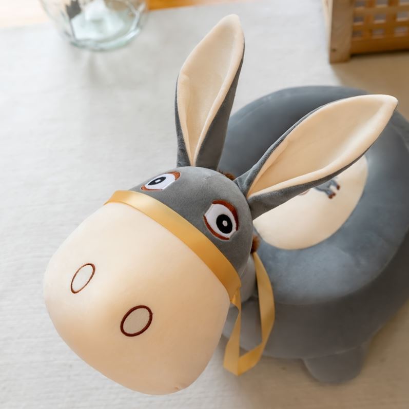 新疆西藏包邮卡通毛驴沙发儿童凳子创意可爱动物座椅大号玩具网红