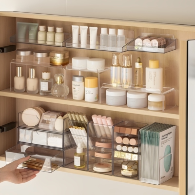 收纳盒抽屉化妆品口红置物