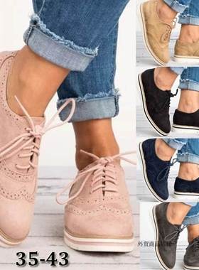 women flat shoes ladies shoes big size 43大码女休闲单鞋