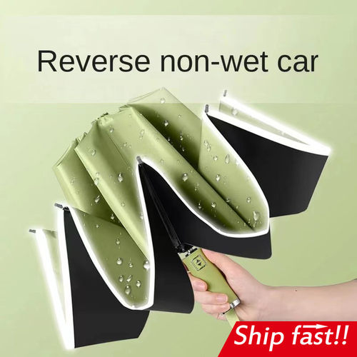 automatic umbrella folding double sun umbrella rain big