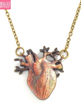 Simple Retro Tree Root Elk Necklace Girls Clavicle Chain颈链