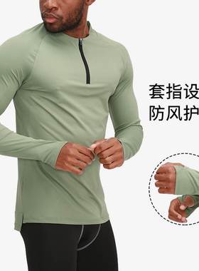 Dry Fit Compression Shirt Men Fitness Long Sleeves Running