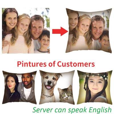 customized pillow inner+cover DIY birthday gift personalized