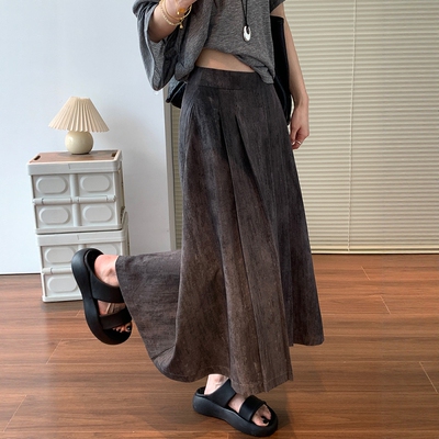 半身裙女夏季小个子垂感气质裙子
