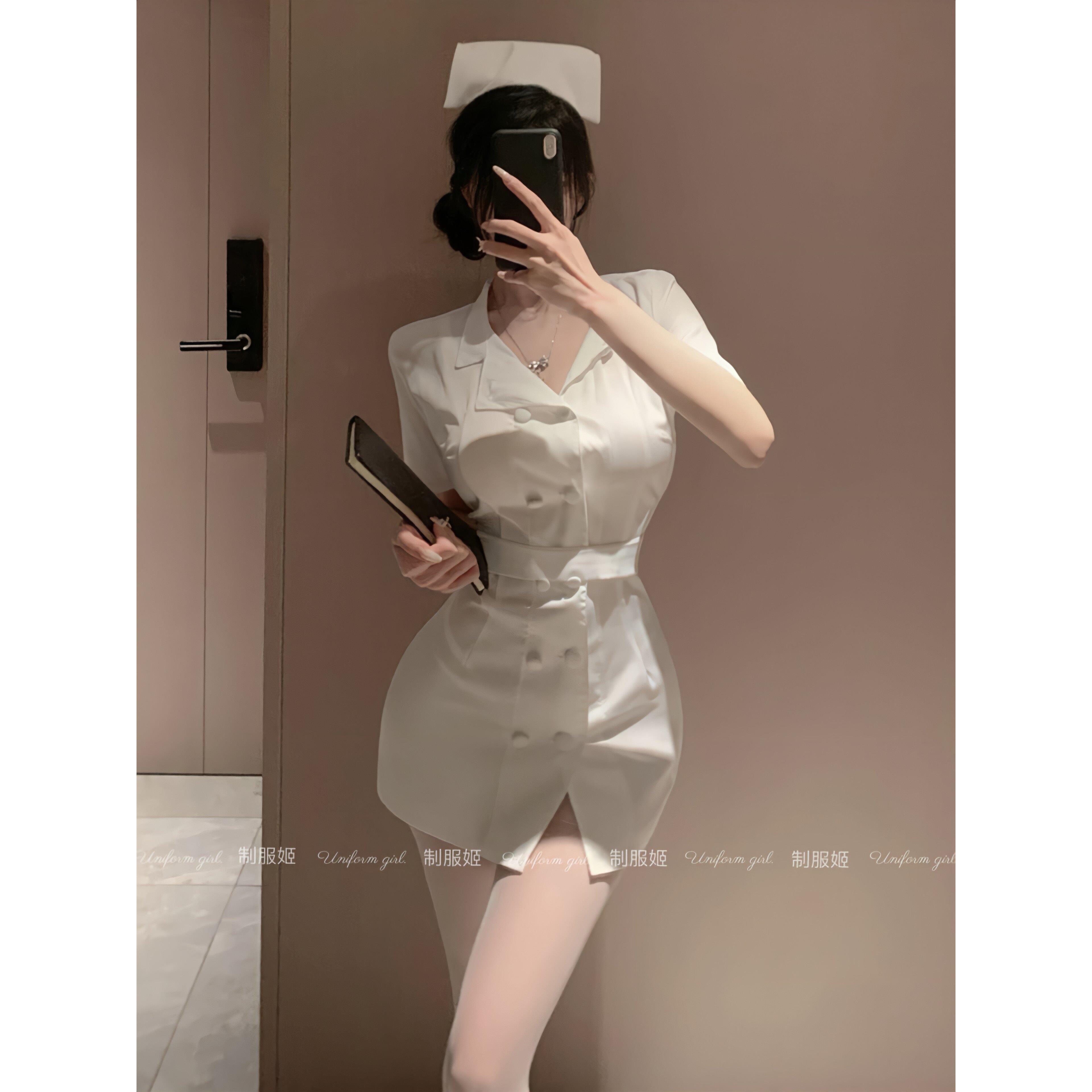 性感万圣节护士服co角色扮演职业装制服套装辣夜店演出服纯欲穿搭