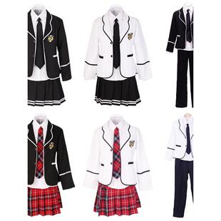 新款英伦学院风韩版长袖校服JK制服初高中学生男女款春秋班服套装