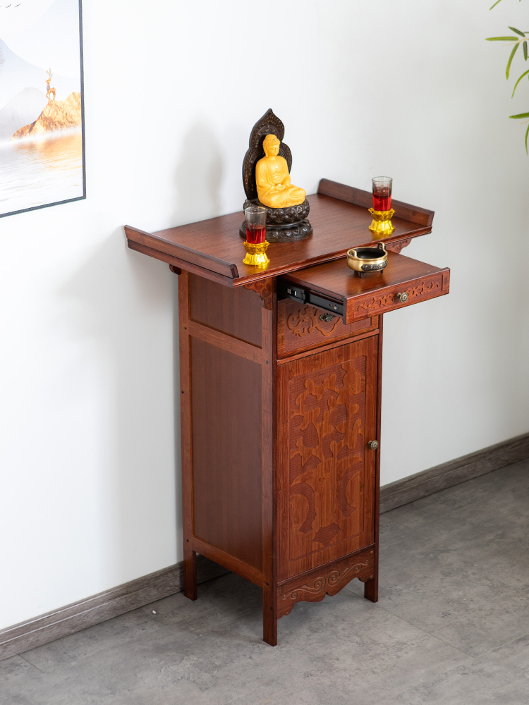 佛龛供桌家用香案佛台简约新中式神台供奉台桌条案菩萨财神爷柜子