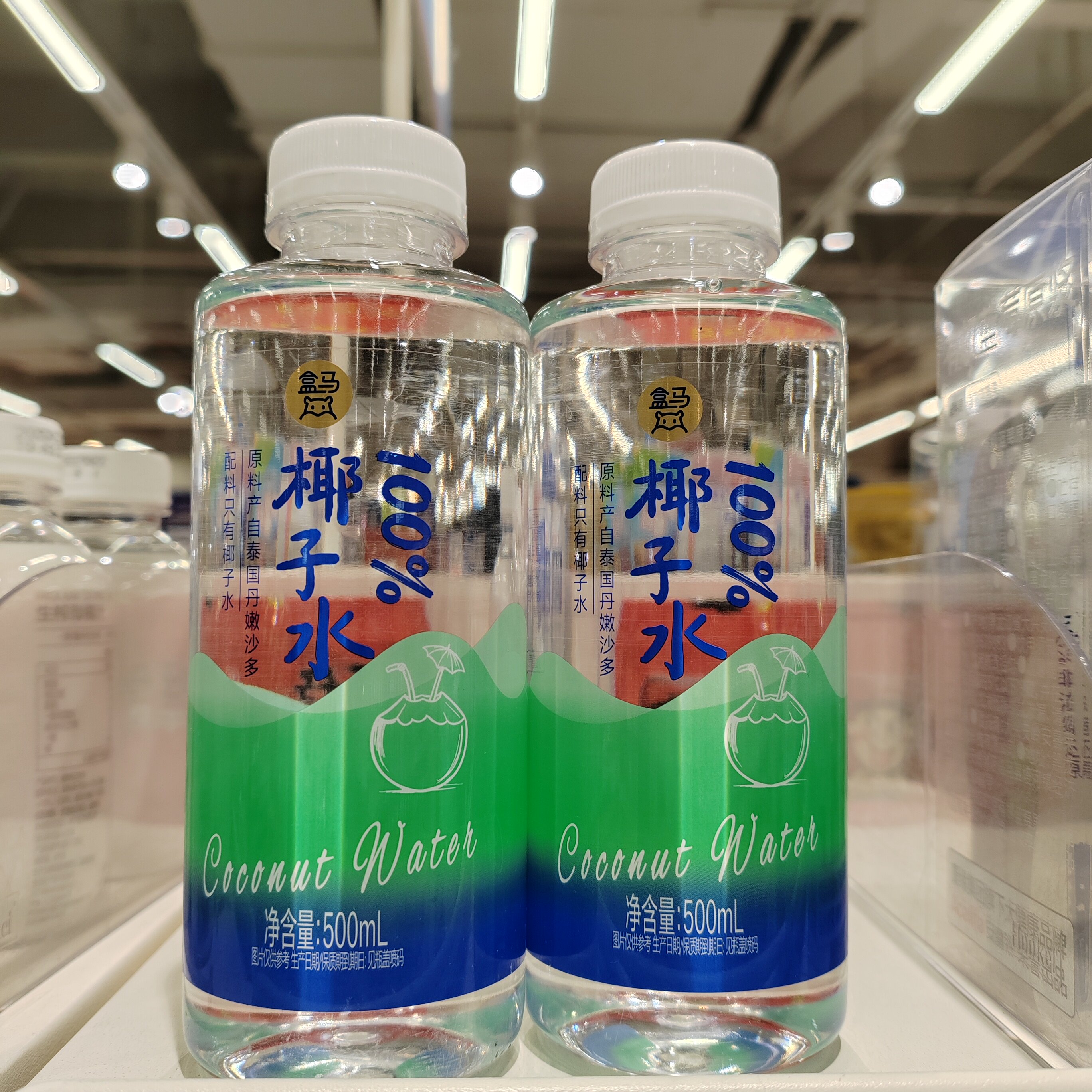 盒马鲜生100%椰子水饮料500ml