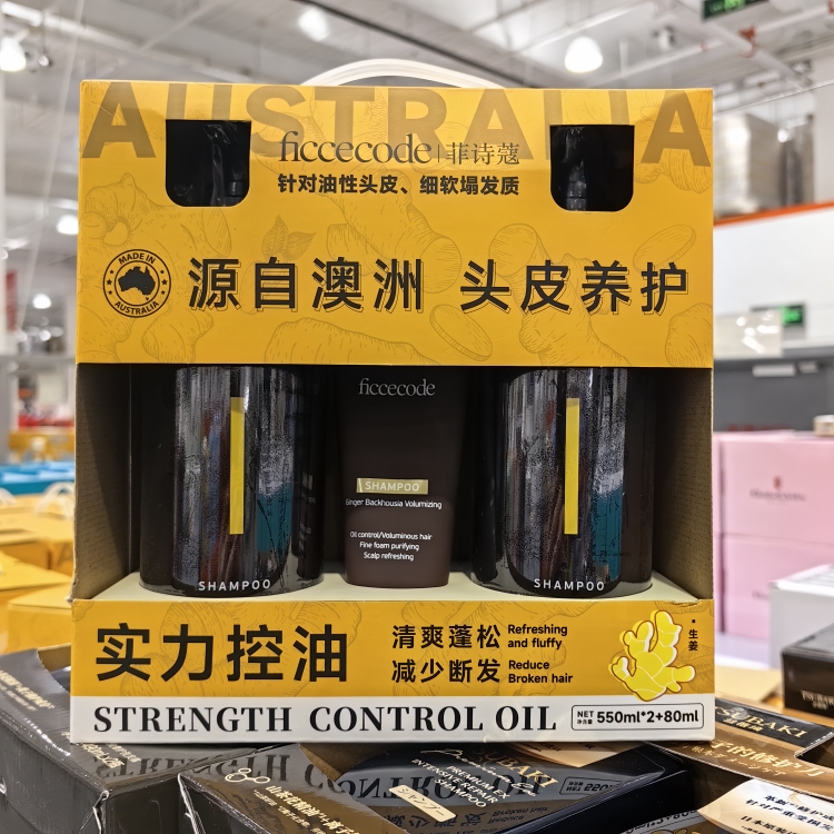 菲诗蔻生姜洗发水控油蓬松1180ml