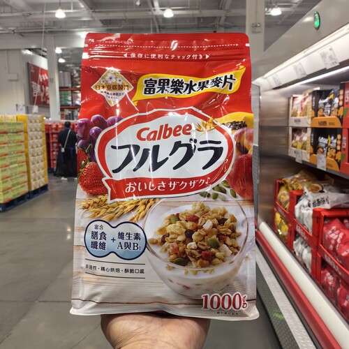 日本进口卡乐比水果干燕麦片1KG