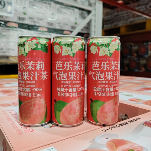 芭乐茉莉气泡果汁茶饮料310ml