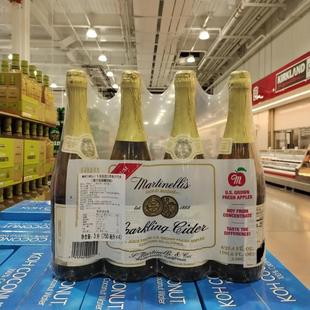 Costco代购 美国进口玛蒂天尼无酒精果酒气泡香槟苹果汁汽水750ml