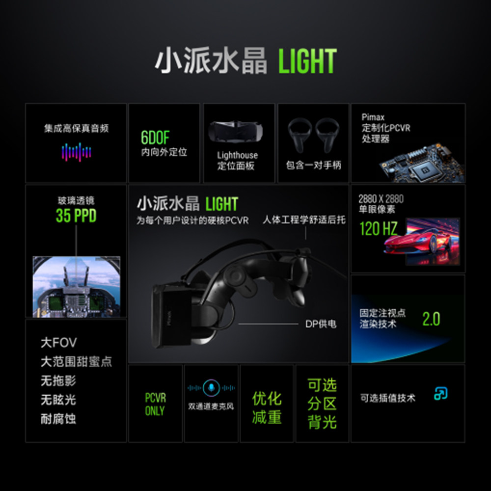 Pimax Crystal Light VR: PCVR 3D Panoramic Smart Display - Product image 2